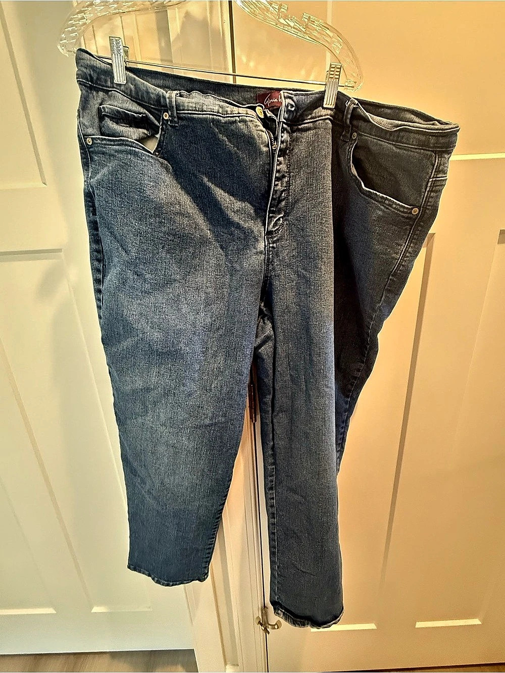 Gloria Vanderbilt Amanda Ankle Jeans Blue Size 22W